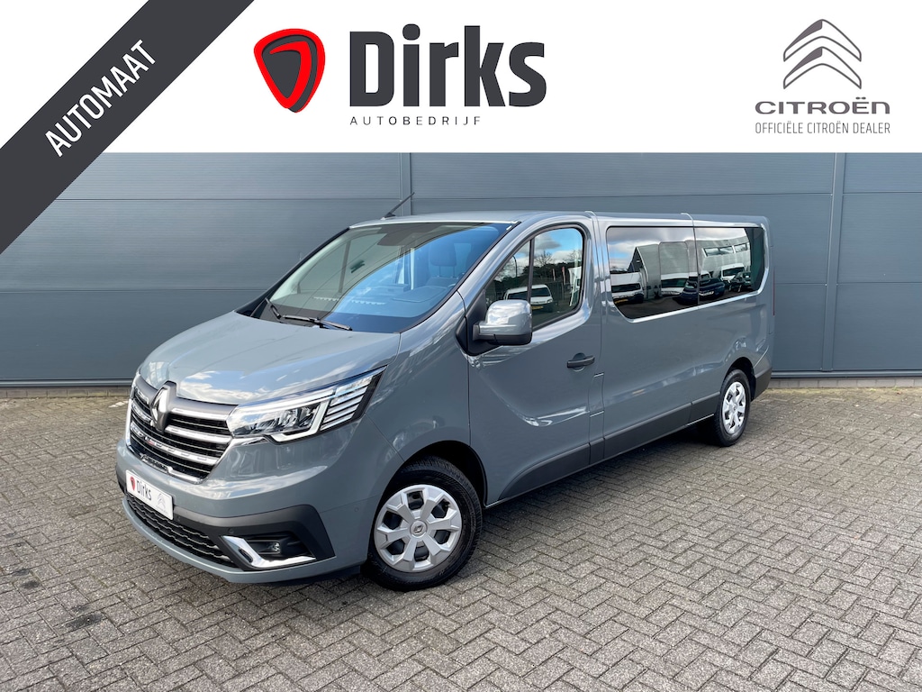 Renault Trafic 150pk L2H1 Grand Luxury (Trekhaak - Camera - LED - 9 pers - Navigatie - Apple Carplay - Keyless Entry - Airco - Parkeersensoren V+A)