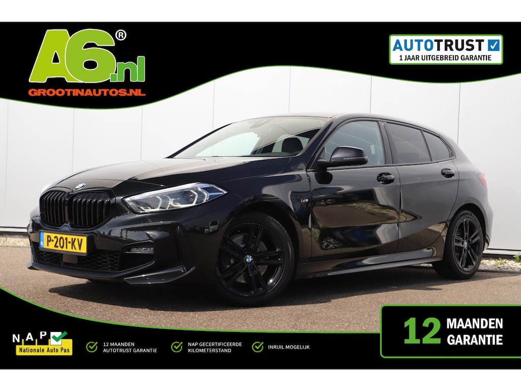 BMW 1-Serie 118i Business Edition M Sport Automaat Black Optic Virtual Cockpit Sfeerverlichting Navigatie Carplay Android Sportstoelen Clima Cruise PDC