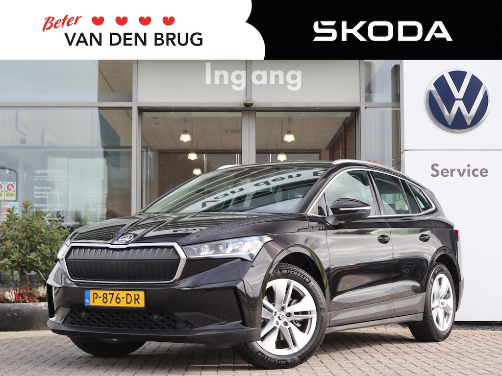 Skoda Enyaq iV 60 | SOH 95,6 % | Warmtepomp | ACC | Stoelverwarming | Side Assist | SmartLink | LED | PDC Achter | Navigatie |