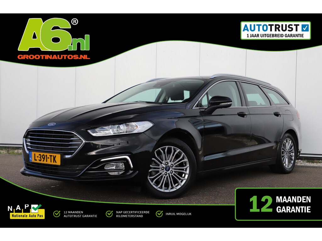 Ford Mondeo Wagon 2.0 IVCT HEV Titanium 17 inch LMV Carplay Android Navigatie Climate Cruise Control Stoelverwarming Parkeersensor