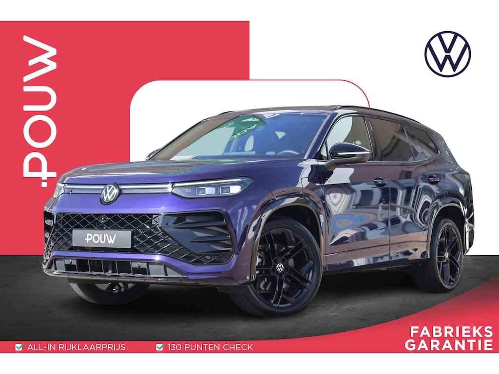 Volkswagen Tayron 1.5 eHybrid 272pk R-Line Edition | SoH 100% | Trekhaak | Panoramadak | 360 Camera | Head-up Display