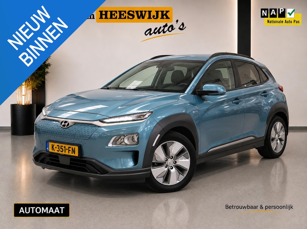 Hyundai Kona Electric EV Comfort 64 kWh Navigatie / Airco automatisch |SOH 98.7% | 3 fase | Parkeersensoren