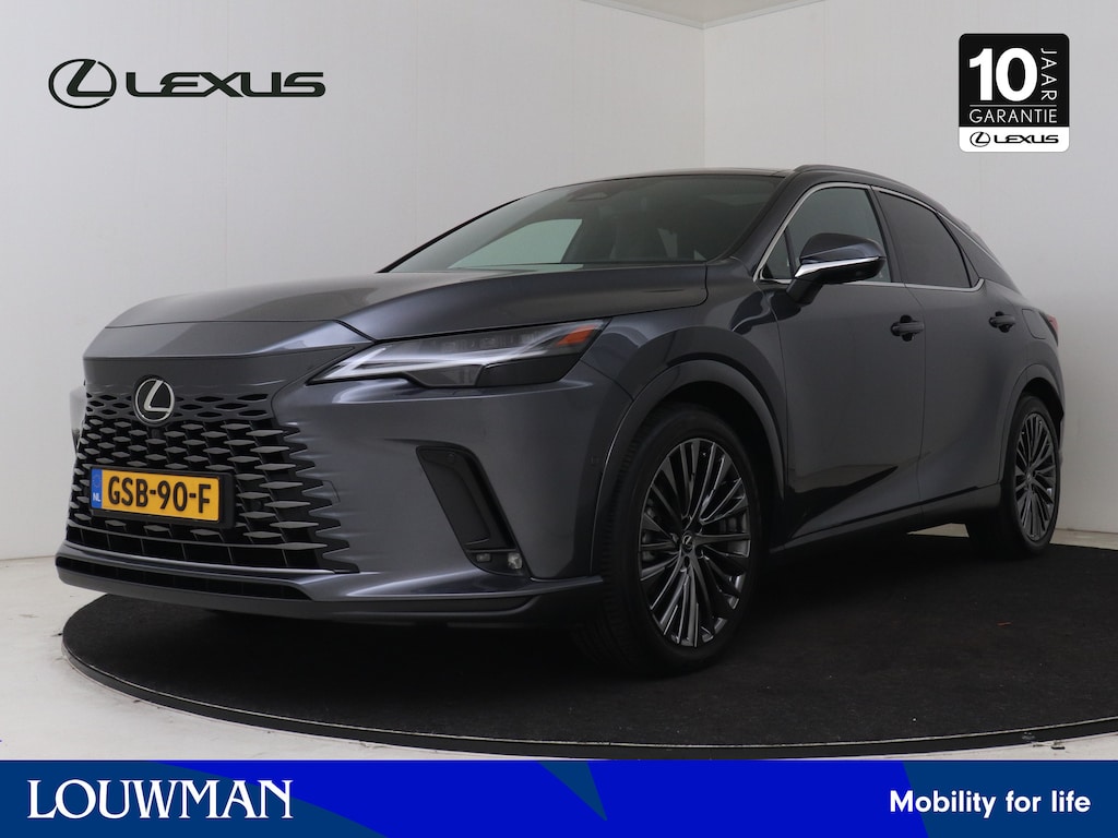 Lexus RX 450h+ Plug-in Hybrid President Line | Mark Levinson | 360 Camera | Panoramadak | Blind Spot Monitor | Memory Seat | Stoel+stuurverwarming | Stoelventilatie | Trekhaak afneembaar |
