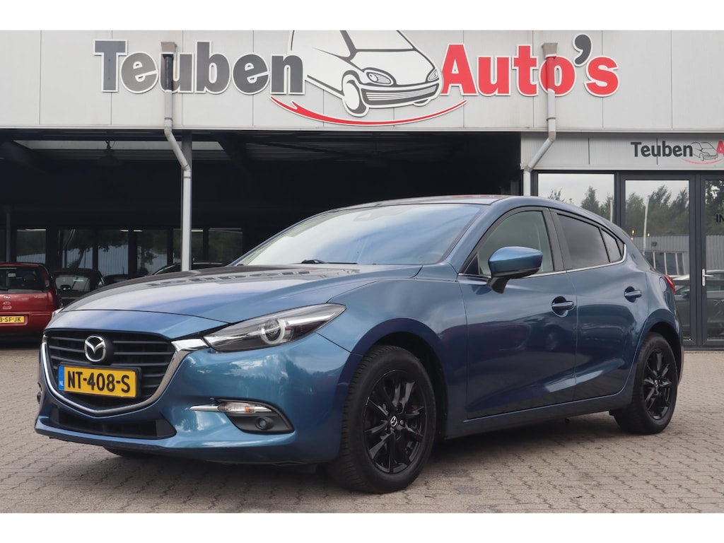 Mazda 3 2.0 SkyActiv-G 120 TS+ | Navigatie | Stoel-stuur verwarming | Trekhaak | Cruise control | Climate control
