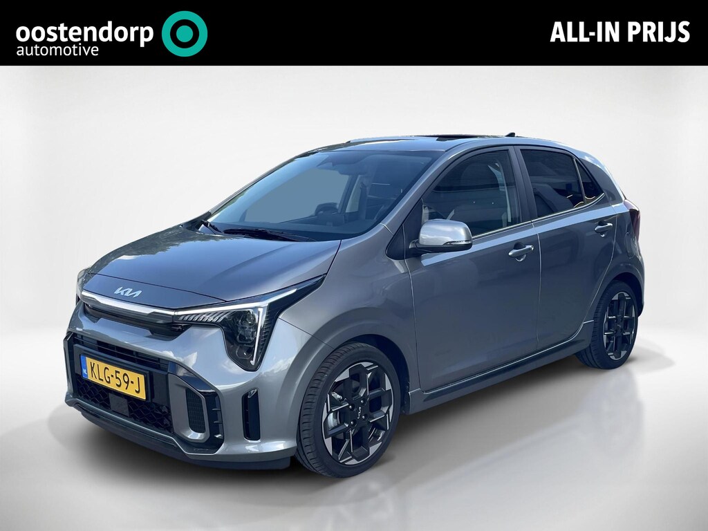 Kia Picanto 1.0 GDi GT-Line | Pano | Leder | Stoel stuur verwarming | Demo | Snel leverbaar ! |