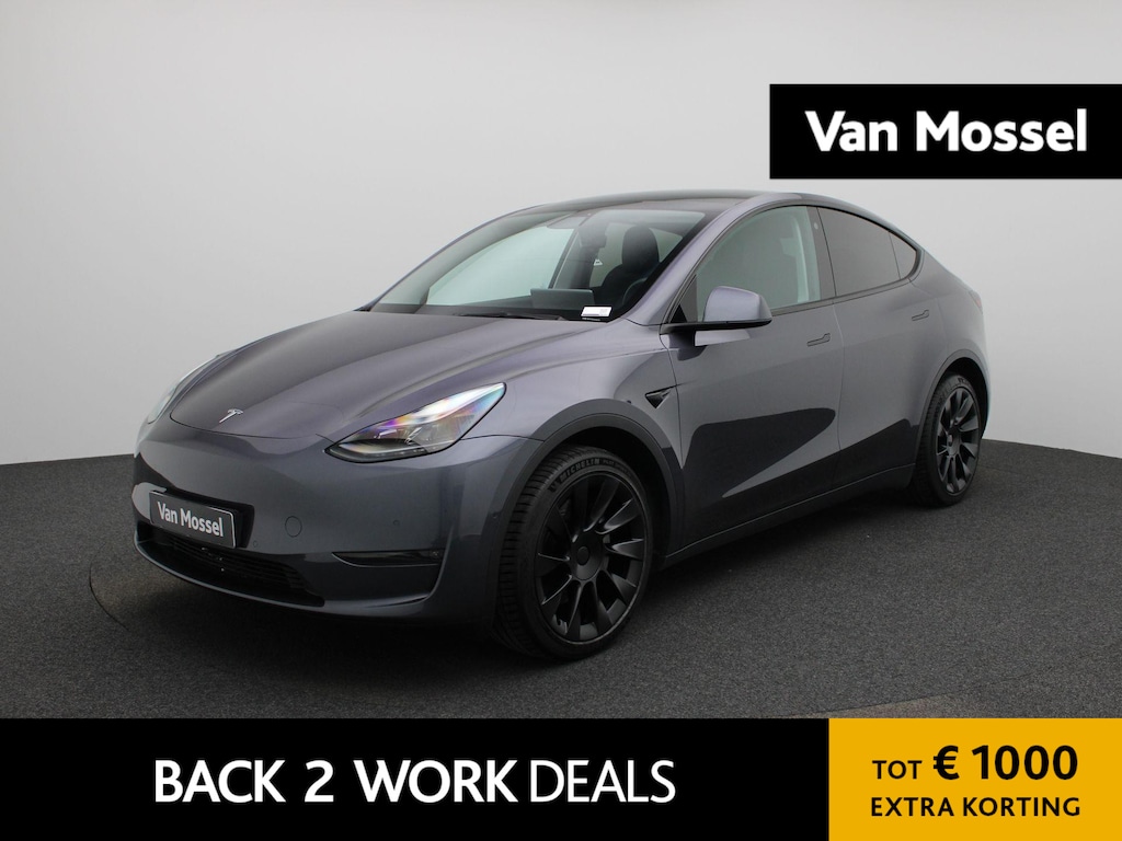 Tesla Model Y Long Range AWD 75 kWh | PANORAMADAK | APPLE CARPLAY | ANDROID AUTO | ACHTERUITRIJCAMERA | PARKEERSENSOREN | ELEKTRISCHE STOELEN | NAVGATIE | LED VERLICHTING | LICHTMETALEN VELGEN |