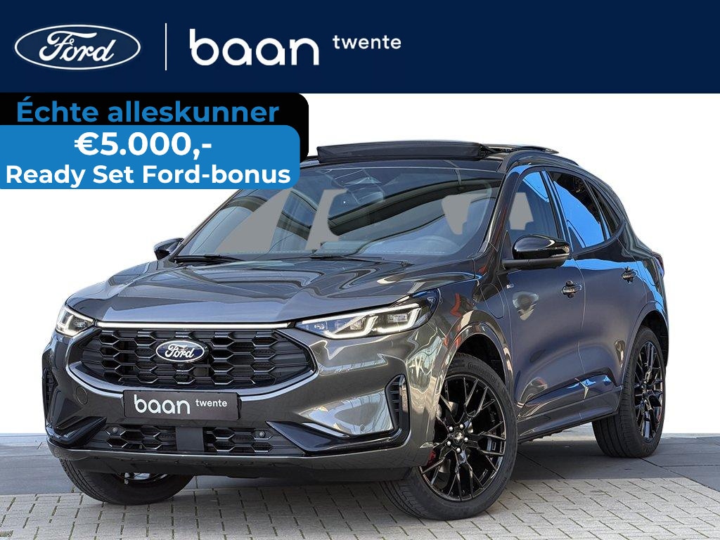 Ford Kuga 2.5 PHEV ST-Line X | Black Package | Matrix LED | Panoramadak | Trekhaak wegkl. | Magnetic Grey