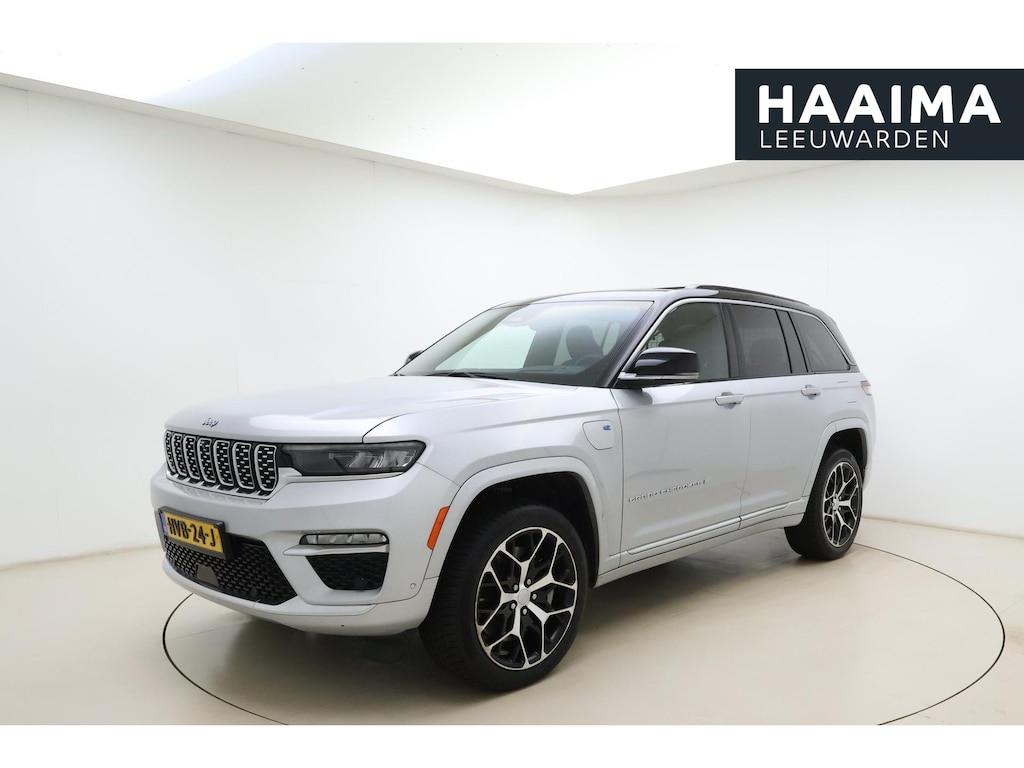 Jeep Grand Cherokee 2.0 Summit Reserve 4xe 380 PK | Trekhaak | 2332 KG Trekgewicht | Lederen bekleding | Panoramisch schuifdak | Massage stoelen | Keyless