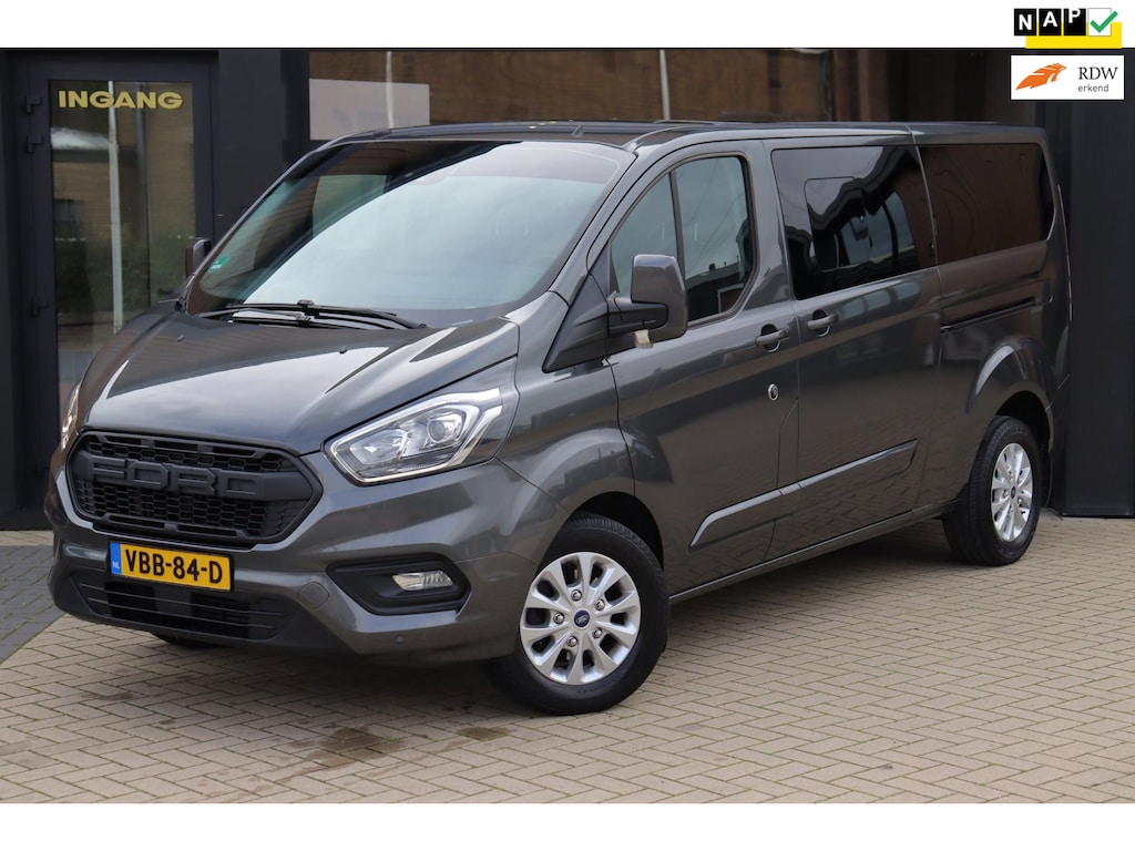 Ford Transit Custom 320 2.0 TDCI L2H1 Limited DC | NAP | Eerste Eigenaar | 170 PK | Dubbele Schuifdeur | Apple Carplay | Camera