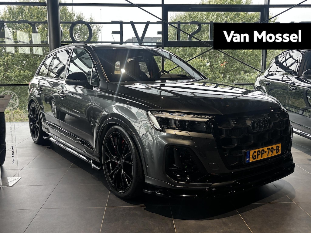 Audi Q7 60 TFSI e quattro Pro Line S Competition | PANORAMA/SCHUIF-KANTELDAK | BANG & OLUFSEN | AWD BESTURING | SOFTCLOSE | STOELMASSAGE | STOELVENTILATIE | 360 CAMERA | LUCHTVERING | RS SPORTSTOELEN | RS DESIGN RODE STIKSELS | BTW | 22 INCH | DAYTONAGRIJS | ELEKTR.TREKHAAK |