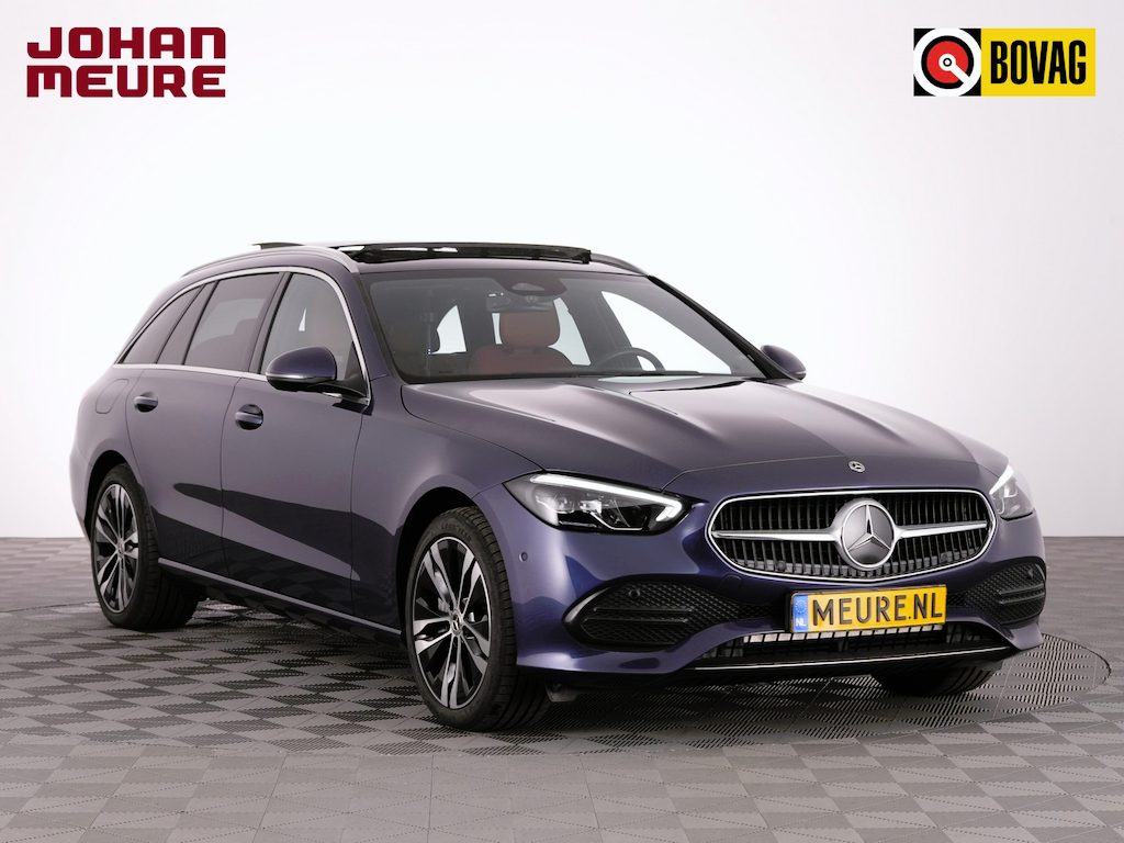 Mercedes-Benz C-klasse Estate 300e Luxury Line | PANORAMADAK | LEDER | EL. STOELEN | Trekhaak | PHEV !