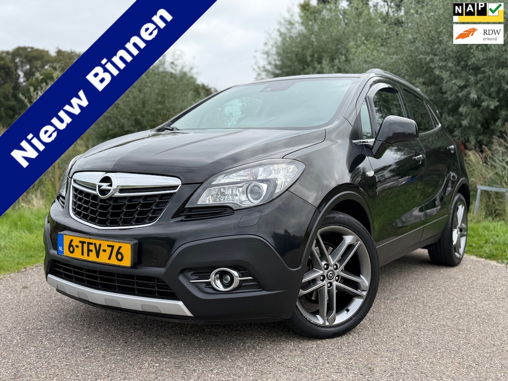 Opel Mokka 1.4 T Cosmo Automaat 5DRS Leder Navi Clima Stoelverwarming Stuur verwarming Perfect onderhouden NAP