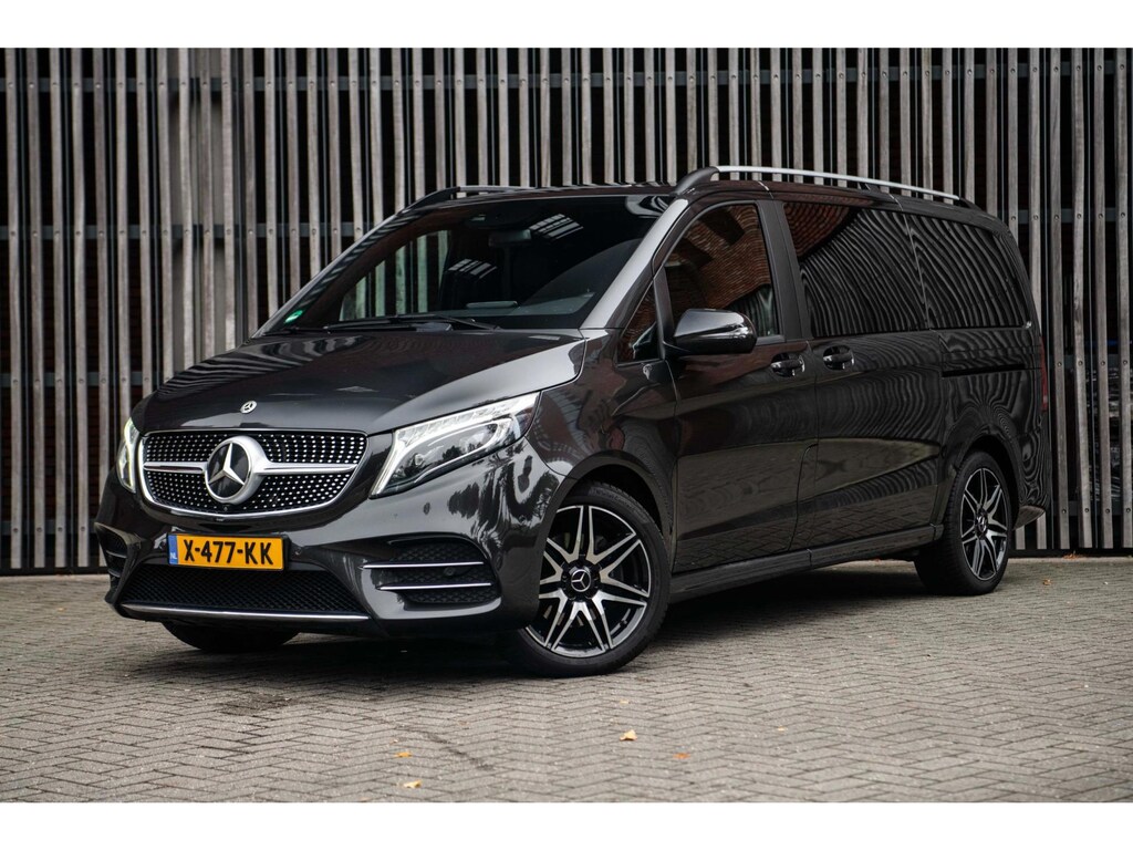 Mercedes-Benz V-klasse V300d LANG 7-Pers. AMG |Stoelkoeling/verwarming|360-Cam|Burmester|Leder|19''|
