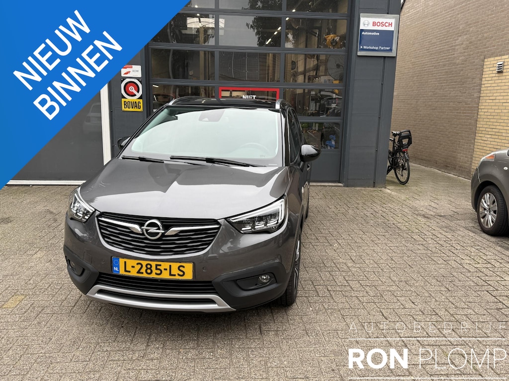 Opel Crossland X 1.2 Turbo Ultimate Automaat / Airco clima/ Navigatie/ Cruise/ Camera/ PDC/ Apple carplay/ LED/ LMV/ Lederen bekl/ Trekhaak