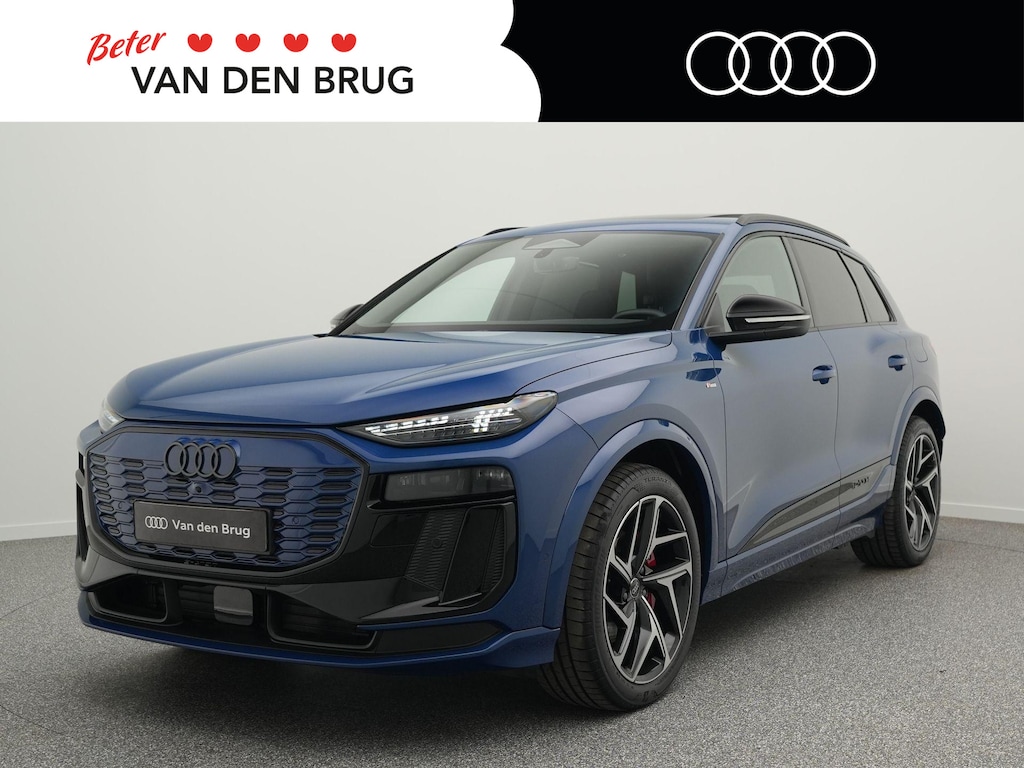 Audi Q6 e-tron Etron S edition 83 kWh 252 pk | Luchtvering | Panoramadak | Trekhaak | Bang & Olufsen | Head-up display | 360° camera |