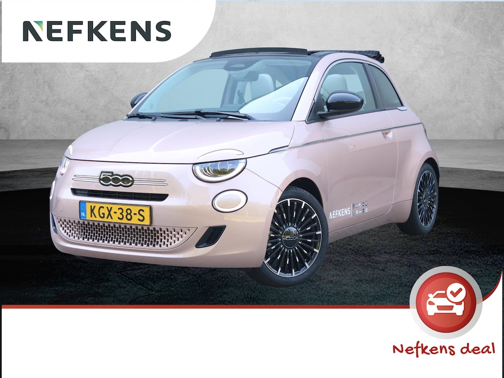 Fiat 500C 1.0 Hybrid La Prima | 8 jaar garantie | Apple Carplay/Android Auto | Navigatie | Climate Control | Camera | Verwarmde voorstoelen
