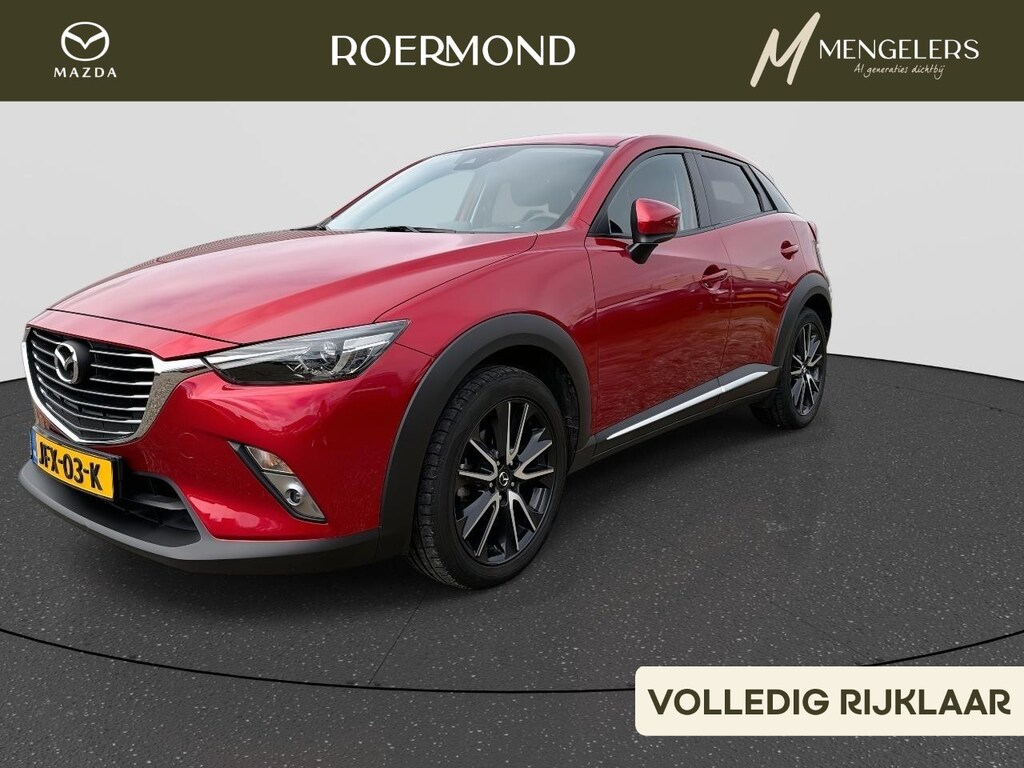Mazda CX-3 2.0 SkyActiv-G 150 SkyLease GT 4WD | Navigatie | Camera | Climate Control | Cruise Control | Lederen Bekleding | Stoel Verwarming | LM-velgen | Parkeersensoren | Trekhaak |