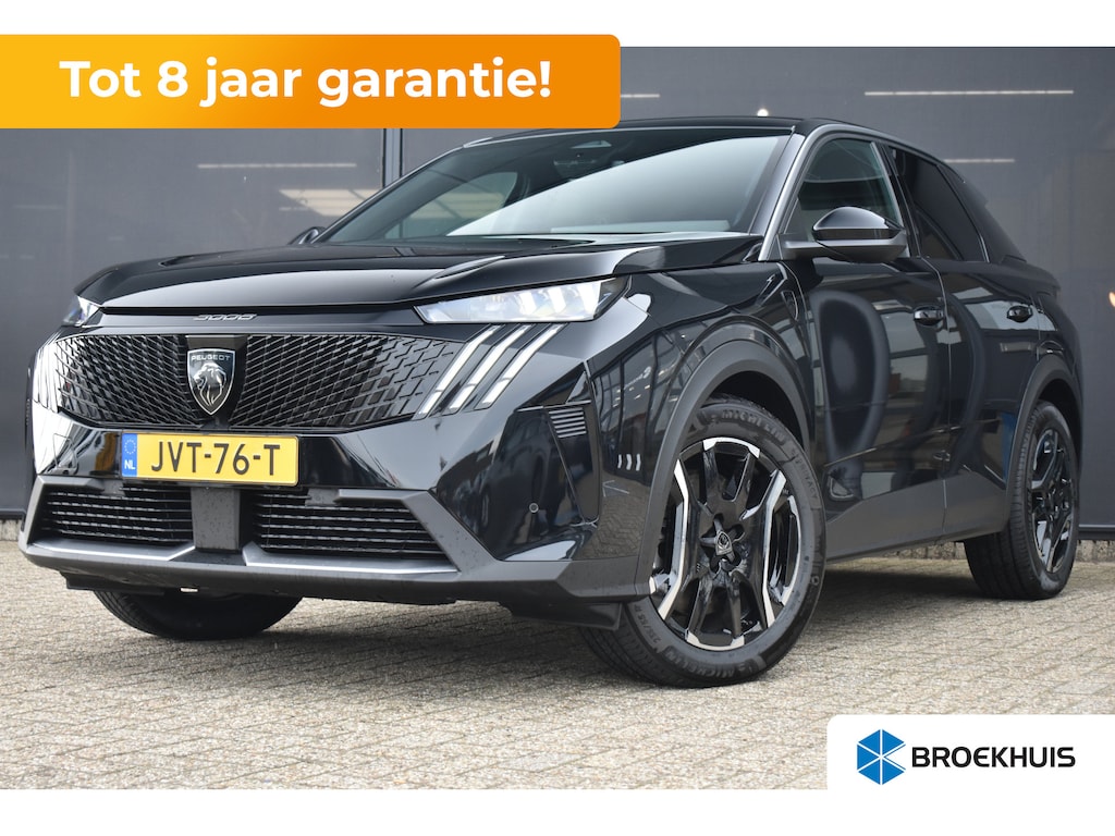 Peugeot 3008 1.6 plug-in Hybrid 195 GT Tot 8 Jaar Garantie! | Elektr. Achterklep | Stuur/Stoelverwarming | Navigatie Pro | Keyless-Entry | Sfeerverlichting | Adaptive Cruise | !!