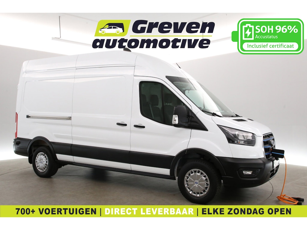 Ford E-Transit 68 kWh L3H3 | Snelladen | SOH 96% | Clima | Camera | 3 Zits | Cruise | Carplay | Parkeersens.