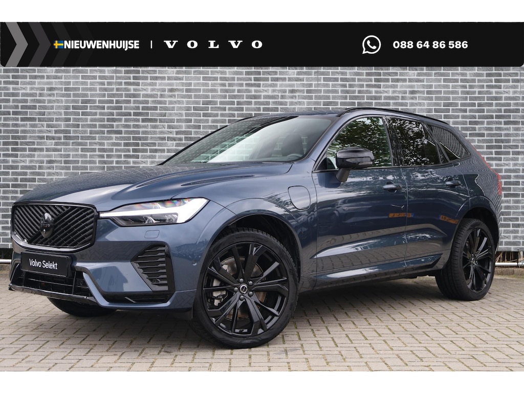 Volvo XC60 2.0 T6 Plug-in Hybrid AWD Ultra Black Edition | PHEV Long Range | Trekhaak | Luchtvering | Harman Kardon Audio | Head-up Display | 360 Graden Camera | Keyless Entry | Elektrische Achterklep | Elektrisch Verstelbare Voorstoelen | Stoelverwarming voor en achter | Cruise Control Adaptief | BLIS | Google Navigatie | Apple Carplay | Android Auto | Lichtmetalen Velgen 21 inch
