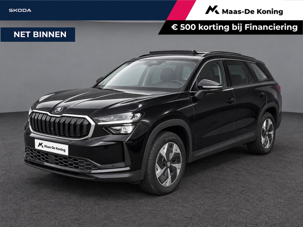 Skoda Kodiaq 1.5 TSI 150pk DSG MHEV Business Edition 7p. · Panoramadak · Wegklapbare Trekhaak · 7 Persoons · Camera · Apple/Android Car Play · 18'' Inch · Garantie t/m 01-07-2030 of 100.000km