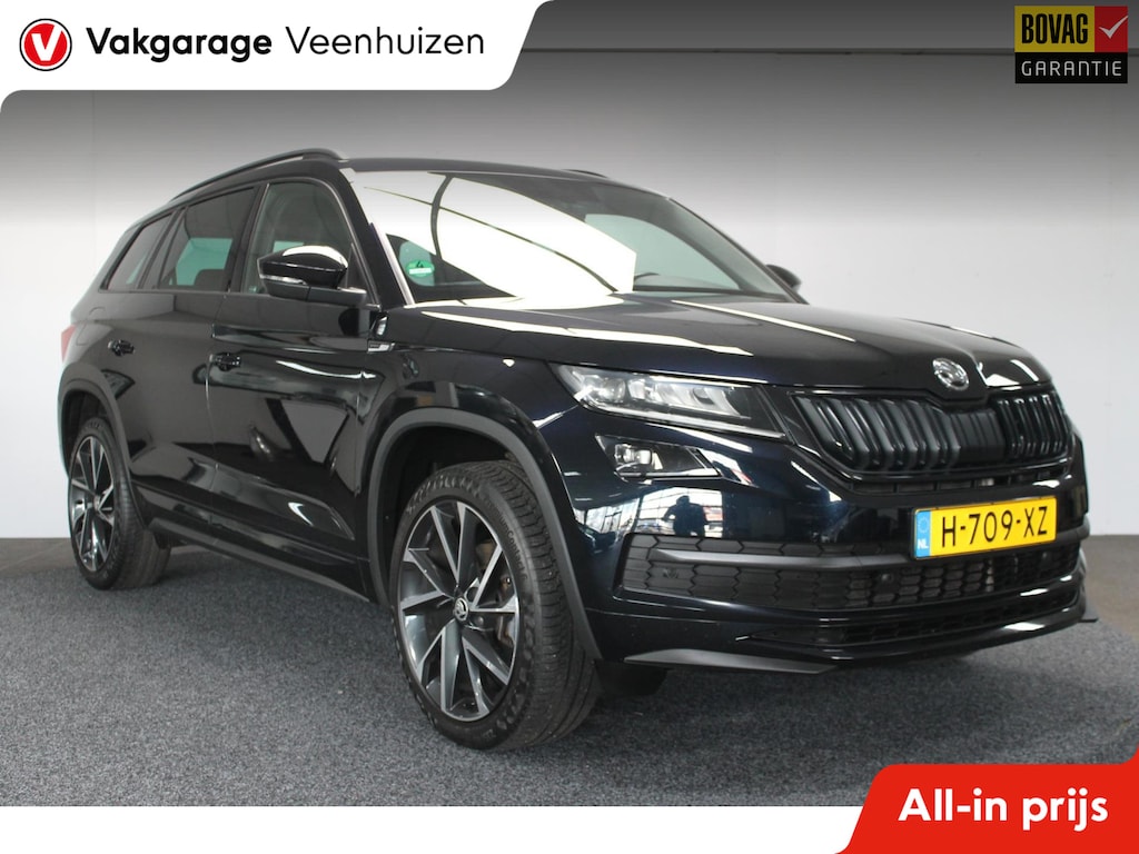 Skoda Kodiaq 1.5 TSI Sportline Business|Rijklaar prijs|Elek. trekhaak|Leder|Elek. stoel|Camera|