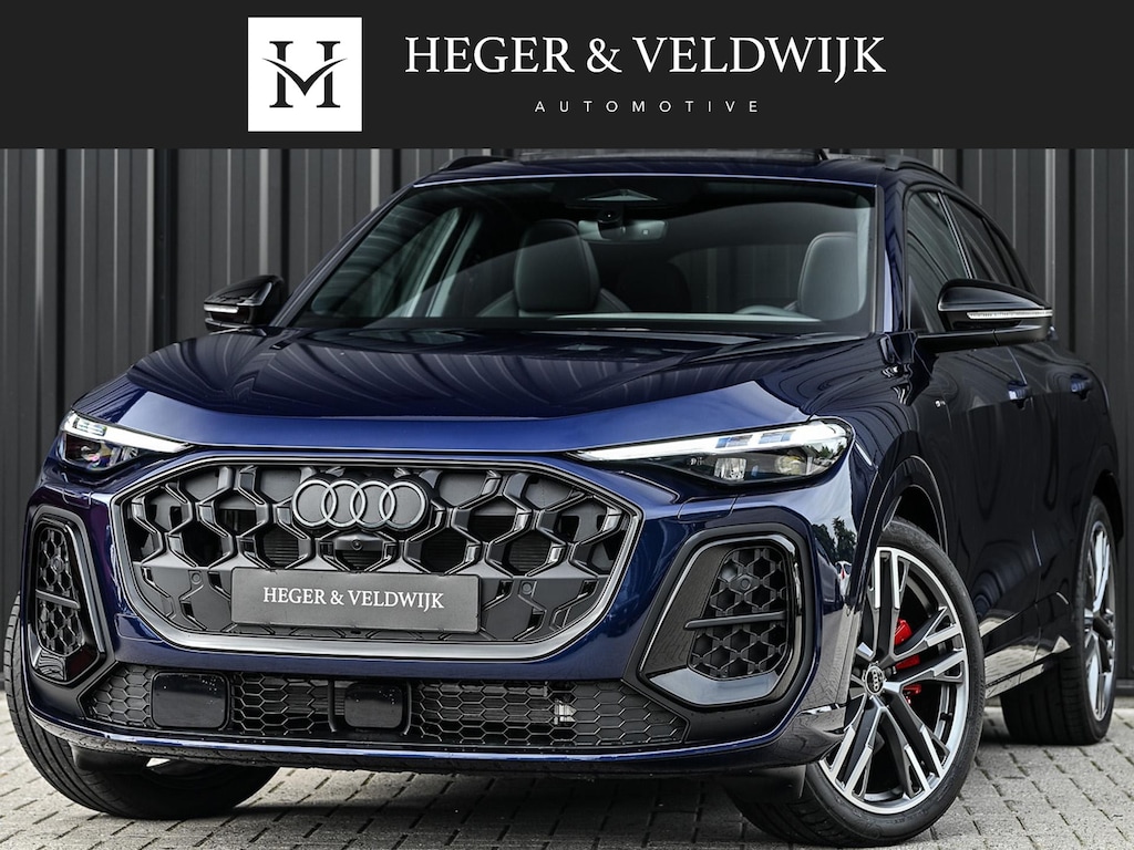 Audi Q5 E-Hybrid quattro 270KW S edition Competition | Panoramadak | 5 Jr Garantie | Luchtvering | B&O | 360 Camera | Adaptive Cruise | Memory Seat | Ambiance Interieur | Stoelverwarming V+A | Stuurverwarming | Trekhaak |
