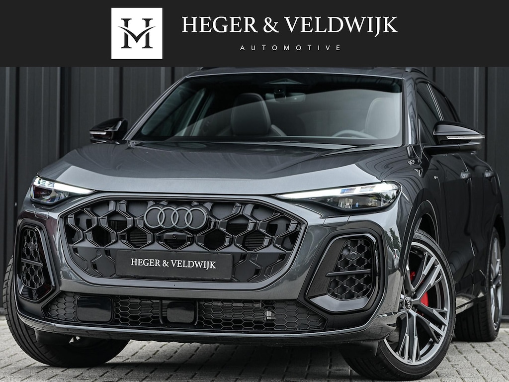 Audi Q5 E-Hybrid quattro 270KW S edition Competition | Panoramadak | 5 Jr Garantie | Luchtvering | B&O | 360 Camera | Adaptive Cruise | Memory Seat | Ambiance Interieur | Stoelverwarming V+A | Stuurverwarming | Trekhaak |