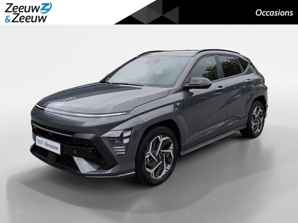 Hyundai Kona 1.6 GDI HEV N Line | Als nieuw! | Vol opties! | Climate Control | Incl. 12 maanden garantie, APK, Onderhoudsbeurt etc. Premiumpakket gratis! |