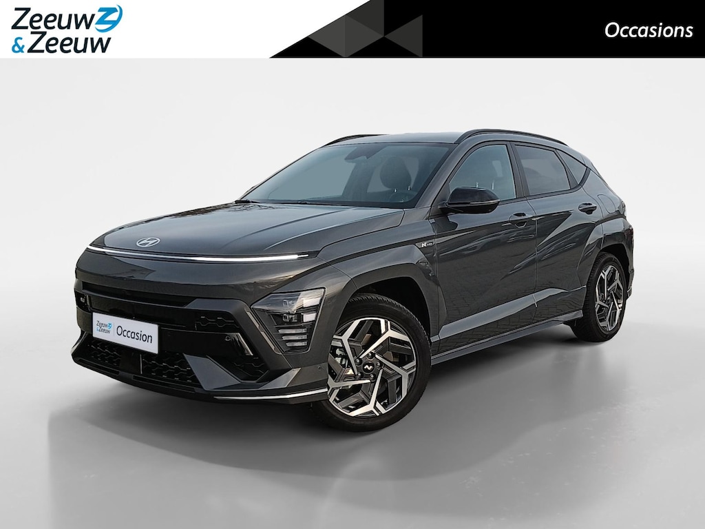 Hyundai Kona 1.6 GDI HEV N Line TREKHAAK | ALL SEASON BANDEN| NU RIJKLAARPRIJS!! Premiumpakker GRATIS!! Incl. 12 maanden garantie!