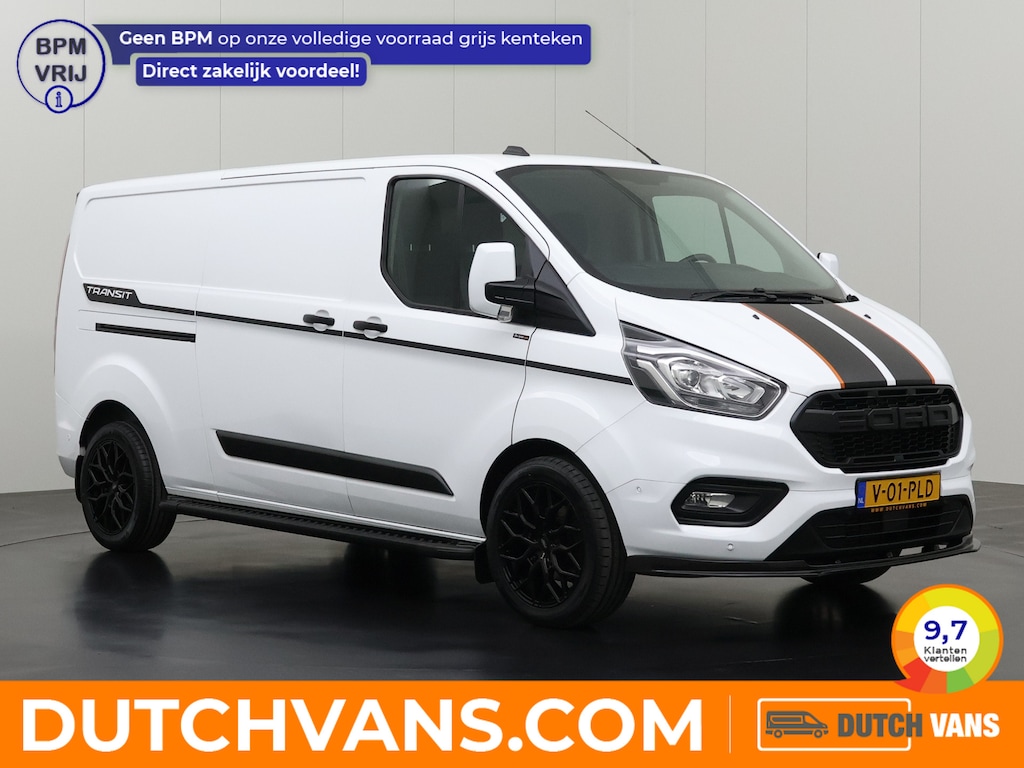 Ford Transit Custom 2.0TDCi 130PK Lang Raptor Sport | Airco | Cruise | 3-Zits | Betimmering