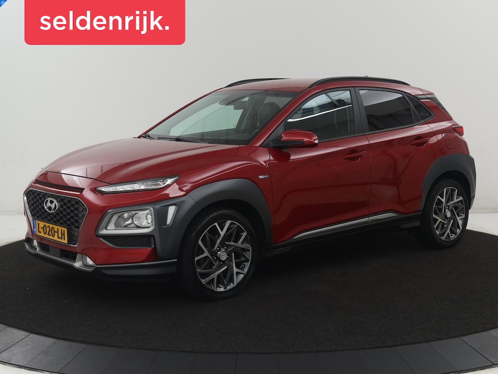 Hyundai Kona 1.6 GDI HEV Premium | Apple Carplay | LED | Stoelverwarming | KRELL Sound | Leder | Stuur/stoel verwarming | Camera | Park assist |