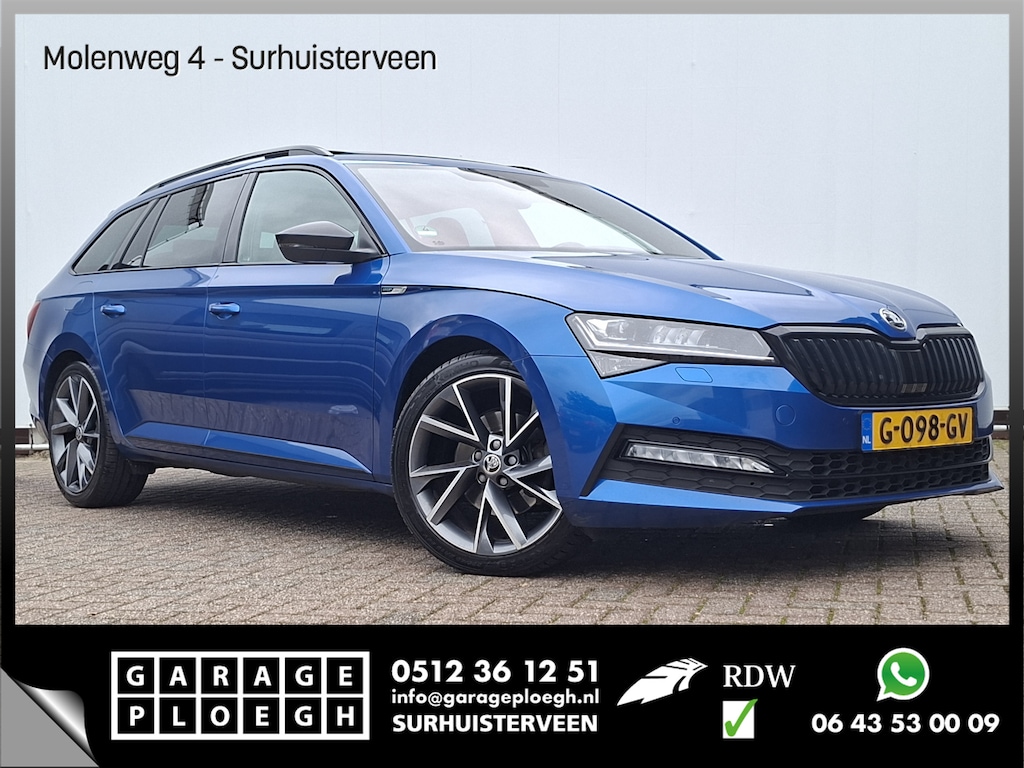 Skoda Superb Combi 1.5 TSI ACT Sportline Pano Trekhaak Canton Memory Alcantara Adap.Cruise VOL!