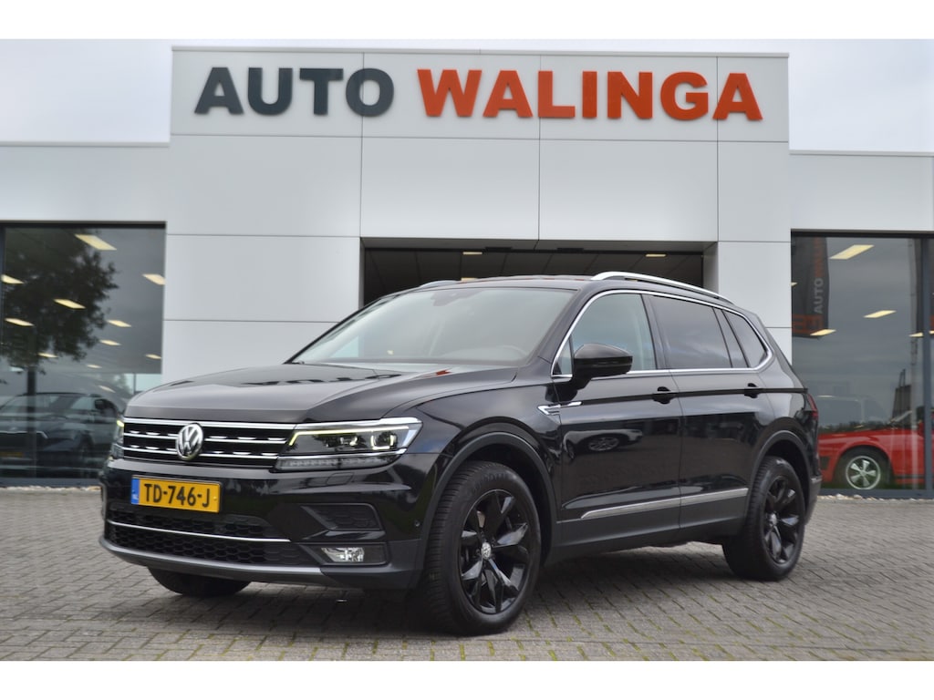 Volkswagen Tiguan Allspace 1.4 TSI Highline 7persoons! | Leer | Matrix led-koplampen | Camera | Digitaal Cockpit | Dealer onderhouden.  1800kg trekgewicht na montage trekhaak.