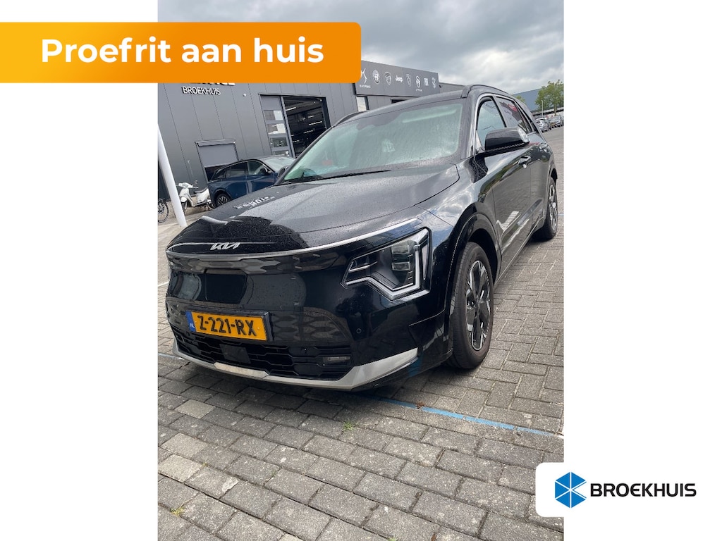 Kia Niro EV Edition Advanced 64.8 kWh Lederen Stoelen | Elek. Stoelen | Stuur & Stoelverwarming | Camera | Climate | Carplay | LED | Parkeersensoren | Achteruitrijcamera | Airco (automatisch) | Apple Carplay/Android Auto|telefoonintegratie premium