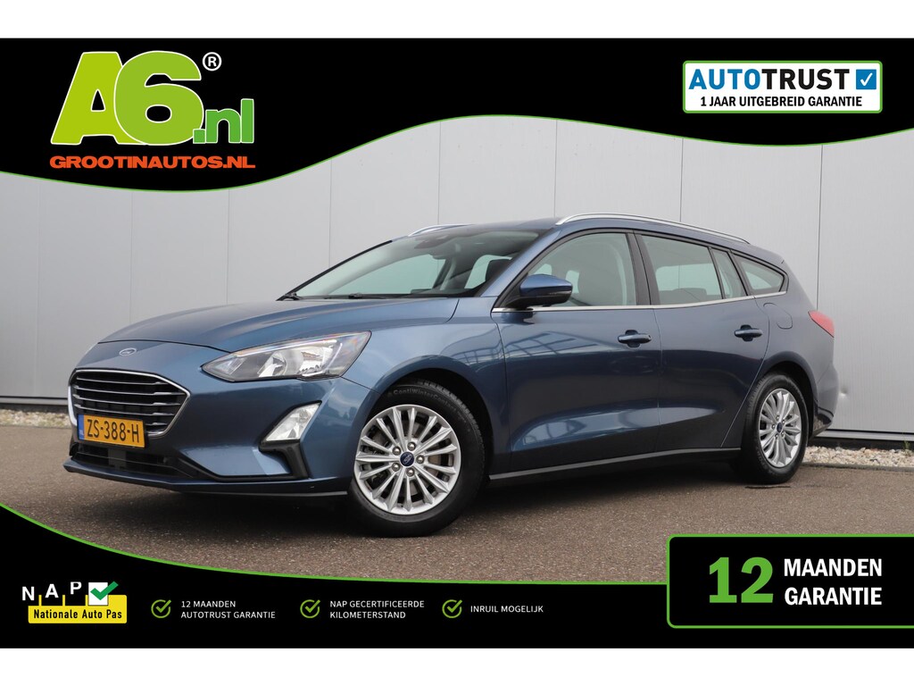 Ford Focus Wagon 1.5 EcoBoost Titanium Business 150PK Trekhaak LMV Carplay Android Navigatie Climate Cruise Control Rijstrooksensor Parkeersensor