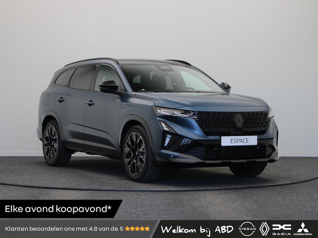 Renault Espace E-Tech full hybrid 200pk esprit Alpine 7p. | Vijf jaar garantie | Full option! | Panoramisch dak | Harman Kardon | HUD |