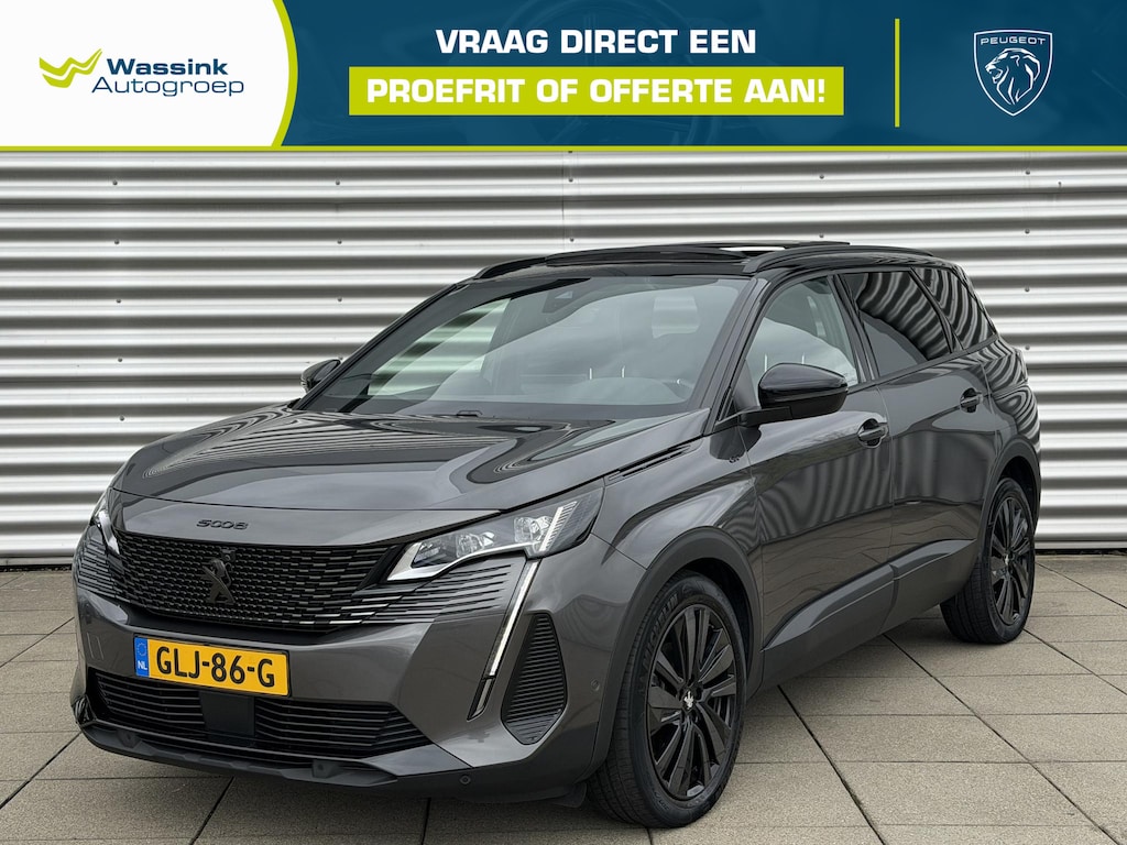 Peugeot 5008 1.2 Hybrid 136 GT | 7 Persoons | Adaptive Cruise Control | Elektrische Stoelen | Stoel/Stuurverwarming | Camera | Navigatie
