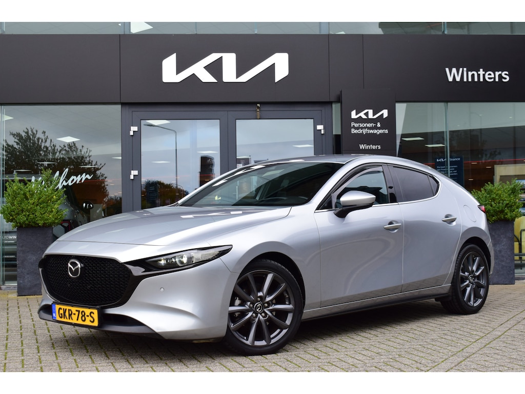 Mazda 3 2.0 e-SkyActiv-G M Hybrid 122 | 360° Camera | Head-Up Display | Adaptieve Cruise Control | Stuurwiel + Stoelverwarming |
