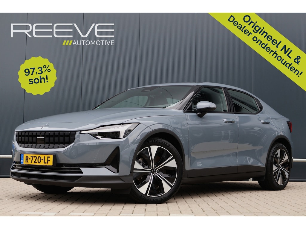 Polestar 2 Long Range Single Motor 78 kWh | 97,3% soh! | Plus Pack | Panodak | Harman Kardon | Warmtepomp | Camera | Stoelverwarming voor / achter | ACC