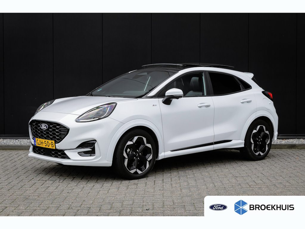 Ford Puma 1.0 EcoBoost Hybrid ST-Line X | Automaat | Panoramadak | Full LED | Adaptive Cruise | BLIS | 360 camera | B&O Audio | Elec. achterklep