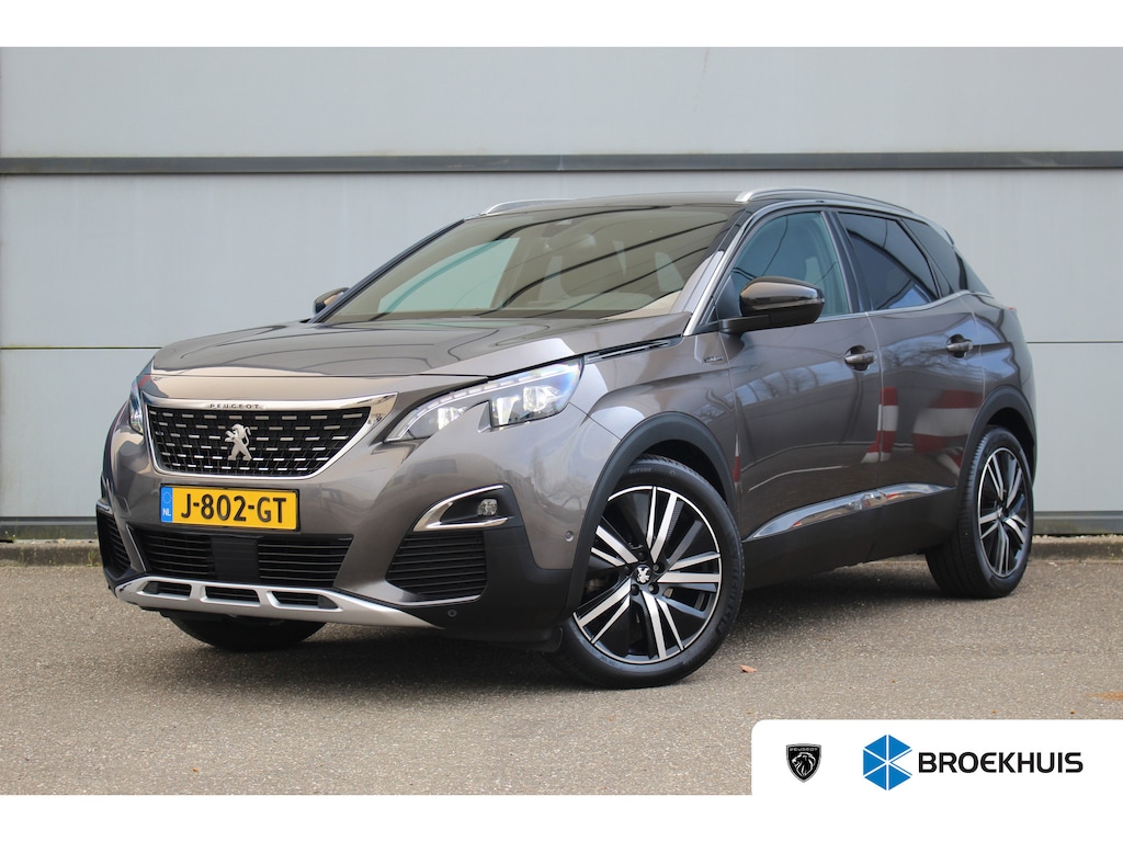 Peugeot 3008 1.2 GT Line Avantage Aut. | Elec. Achterklep | Camera | Pdc | Navi | Cruise | Carplay | | Achterbank in delen neerklapbaar | Afwijkende dakkleur | Alarm klasse 1(startblokkering)| Elec. Achterklep | Camera | Pdc | Navi | Cruise | Carplay |