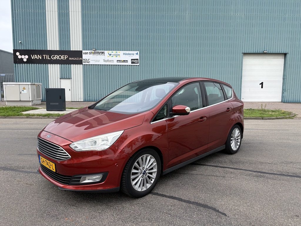 Ford C-Max 1.0i Eco-Boost Titanium 6-Bak 125 PK. Zuinige en mooie auto van de eerste eigenaar !!! Alle keuringen toegestaan !!