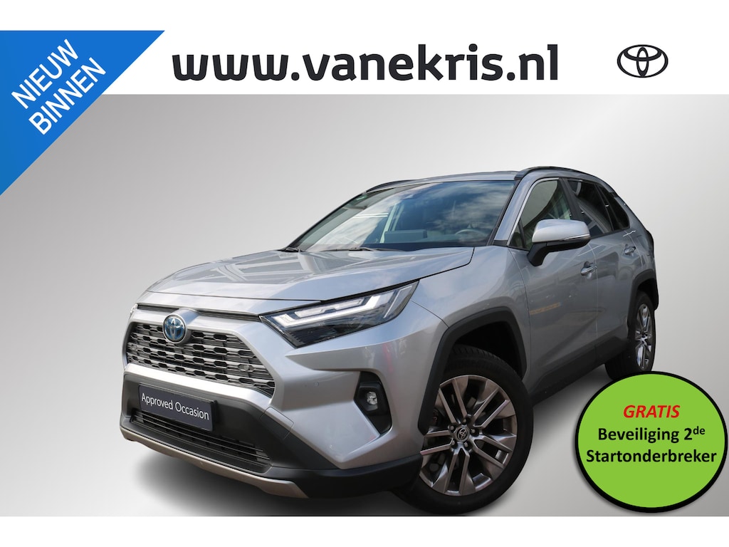 Toyota RAV4 2.5 Hybrid Executive Parkeer sensoren, Stoelverwarming, Achteruitrijcamera, apple en android auto, lederen Bekleding.