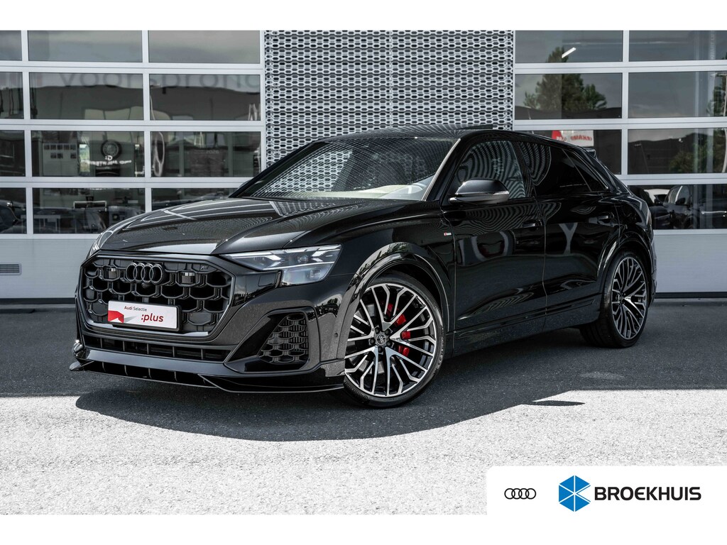 Audi Q8 60 TFSI e quattro Pro Line S Competition ABT Aero Package | Panoramadak | Trekhaak | Remote Park | Massage | Bang & Olufsen | Stoelventilatie |