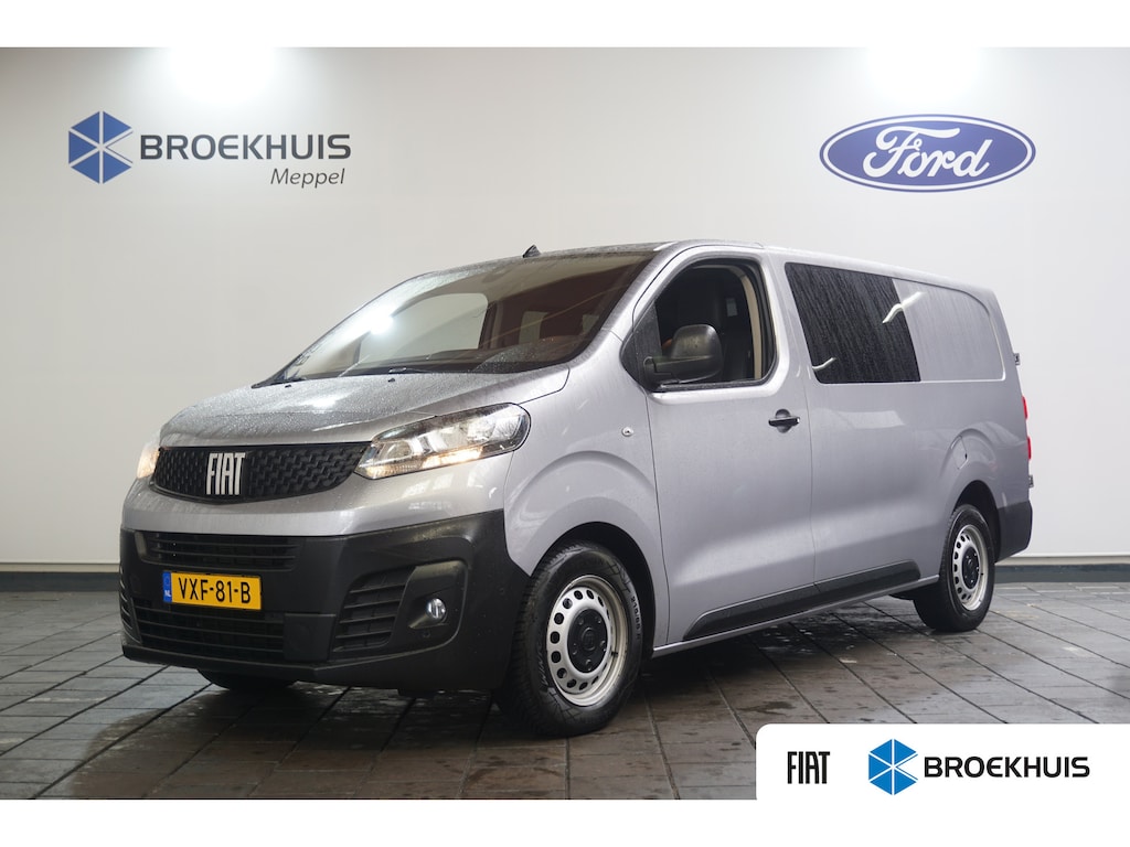 Fiat Scudo 2.0 MultiJet 145 L3 Dubbel Cabine | Bijrijdersstoel | Camera | Trekhaak | Dode Hoek Detectie | Fiscale Waarde 40.000,-! |