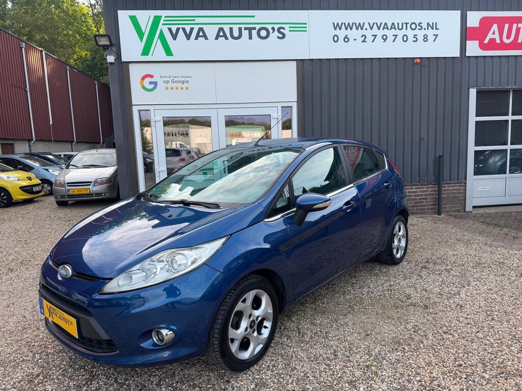 Ford Fiesta 1.25 Titanium clima, voorruitverwarming, elektr ramen, bluetooth, APK 04-2027