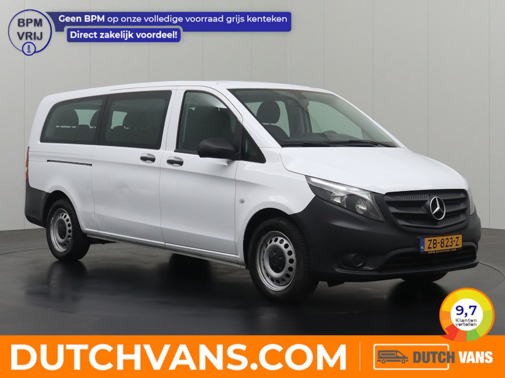 Mercedes-Benz Vito 114BlueTEC 7G-Tronic Automaat Personenbus | 9-Persoons | Extra Lang | Prijs incl BTW € 23958,-- | Airco | Cruise | 2-2-2-3 Stoelopstelling