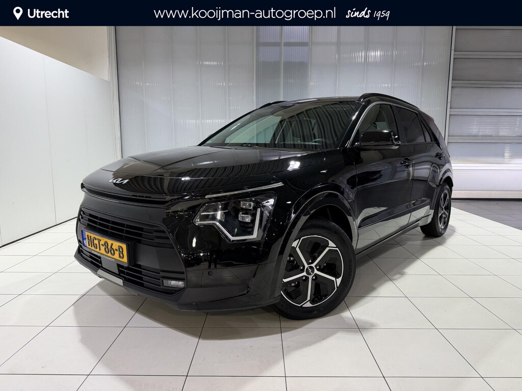 Kia Niro Hybrid 1.6 GDi DynamicPlusLine NL auto, 10 jaar garantie, Stoel en Stuur verwarming, Schuif kantel dak, Apple Carplay/Android Auto, Navigatie, Camera.