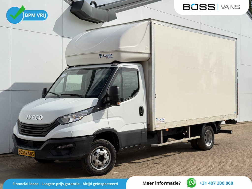 IVECO Daily 35C16 3.0 160PK Bakwagen Laadklep Zijdeur Camera Climate Control Bluetooth Luchtgeveerde stoel Meubelbak Koffer